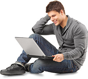 Man with Laptop